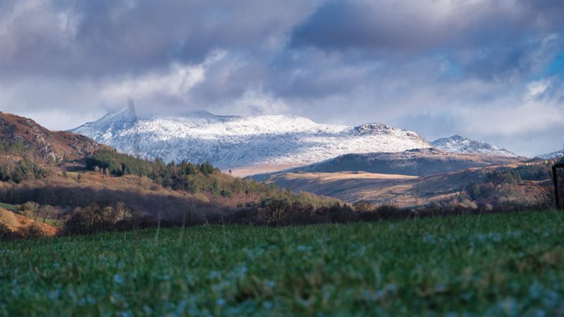 snowy hills